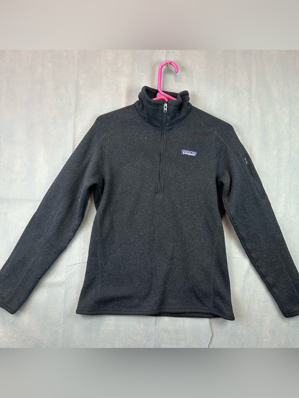 Patagonia Better Sweater 1/4 Zip Fleece Gray Womens Medium